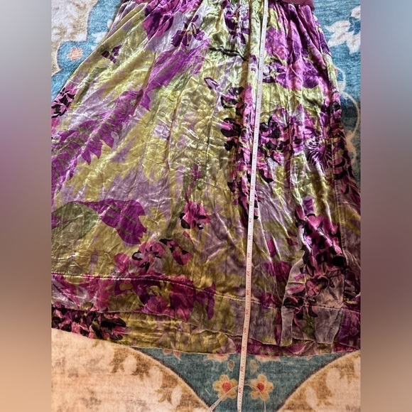 Free People Mesh and Velvet Floral ruffles Dress - Picture 11 of 15